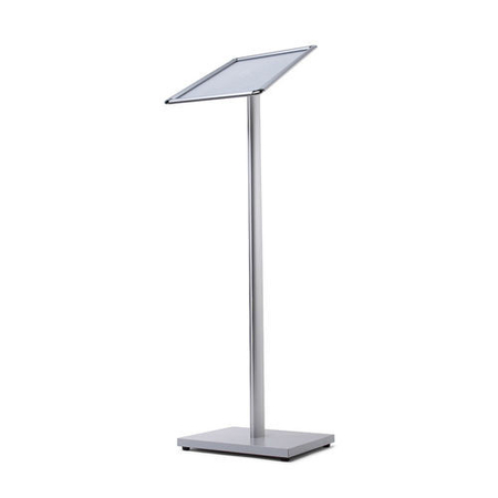 Menuboard z ramą A4, narożnik ostry, profil 25 mm - MBA4G25