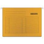 Teczka zawieszkowa DONAU, A4, 230gsm, pomarańczowa