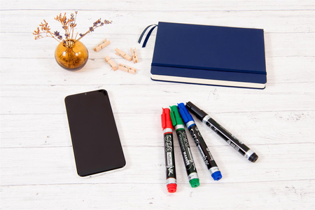 Marker permanentny MEMOBE okrągła końc.kolor czarny