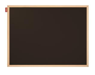 Tablica kredowa MEMOBE czarna, rama drewniana, 60x40 cm