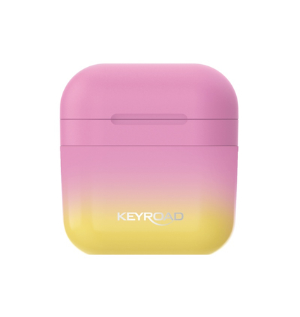 Temperówka plastikowa KEYROAD, opalizująca, podwójna, blister, mix kolorów