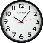 Zegar ścienny Q-CONNECT Wels, 34cm, czarny