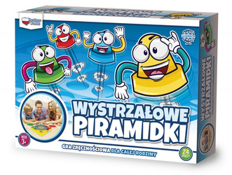 Gra zręcznościowa GŁOWALA, wystrzałowe piramidki, 235x245x60mm