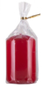 Świeca słupek DONAU HOME Standard Gloss, 50x80mm, czerwony
