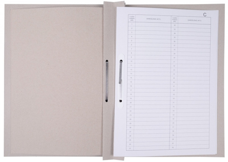 Teczka do akt osobowych OFFICE PRODUCTS, karton, A4, 300 gsm, biała