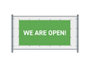 Fence Banner 200 x 100 cm Open English Green