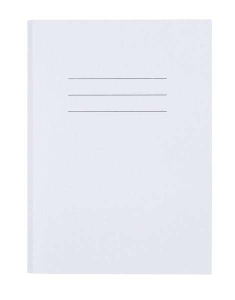 Skoroszyt OFFICE PRODUCTS Budget, karton, z fałdą, nadruk, A4, 250gsm, biały