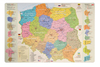 Podkładka na biurko GŁOWALA, mapa administracyjna Polski, 58x38cm