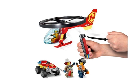 LEGO Klocki City Helikopter strażacki leci na ratunek
