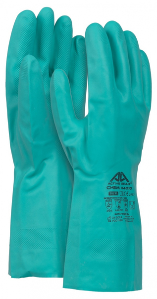 Rękawice chemiczne ACTIVE CHEM, rozm. 8, zielone