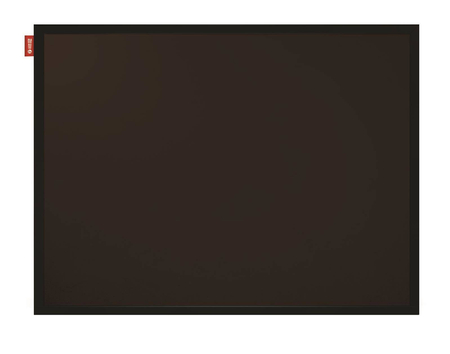 Tablica kredowa MEMOBE czarna, rama drewniana lakierowana czarna, 60x40 cm