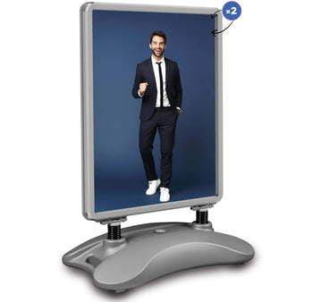 Potykacz Hampton srebrny - B1