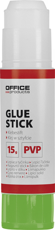 Klej w sztyfcie OFFICE PRODUCTS, PVP, 15g