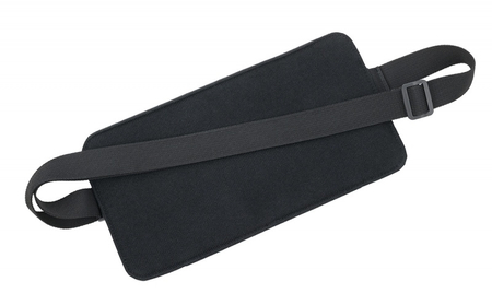 Szaszetka TROIKA Black Belt Bag, na pasku, dwie kieszenie, czarna