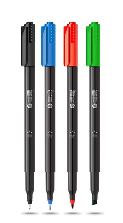 Marker permanentny OHP MemoBe MM252 końcówka M 1-1,5 mm czerwony