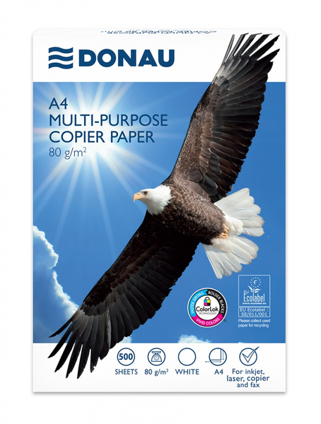 Papier ksero DONAU, A4, klasa C, 80gsm, 500 ark.