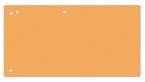 Przekładki OFFICE PRODUCTS, karton, 1/3 A4, 240x105mm, 100szt., pomarańczowe