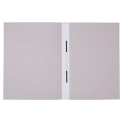 Skoroszyt OFFICE PRODUCTS Budget, karton, z listwą, nadruk, A4, 250gsm, biały