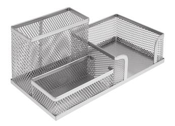 Przybornik wielofunkcyjny MEMOBE metalowy srebrny