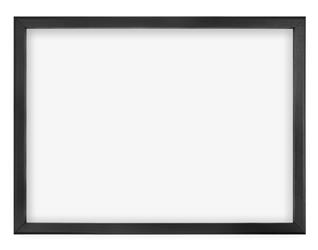 Tablica pleksi MEMOBE, bezbarwna, rama drewniana lakierowana czarna, 50x40 cm