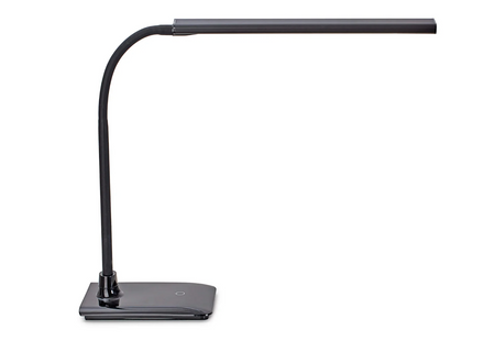 LAMPA BIURKOWA LED MAULpirro, możliwość regulacji światła, z podstawą CZARNA