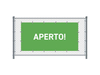 Fence Banner 200 x 100 cm Open Italian Green