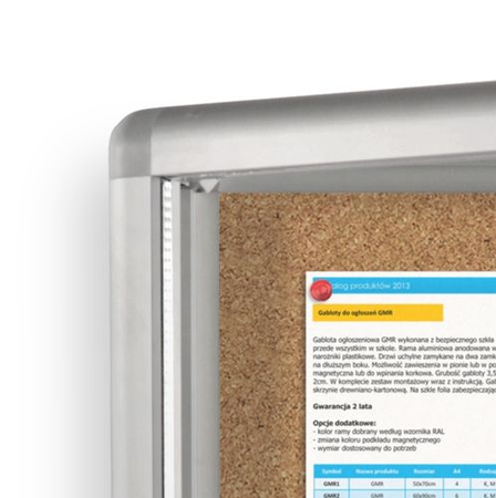 Gablota ogłoszeniowa GO