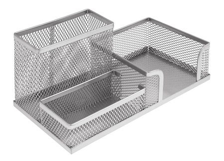 Przybornik wielofunkcyjny MEMOBE metalowy srebrny