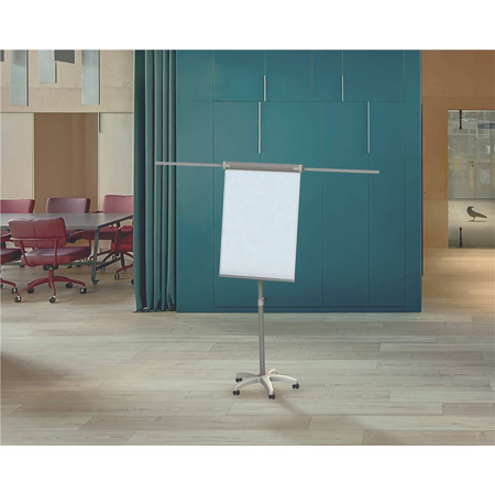 Flipchart mobilny MEMOBE, suchościeralny magnetyczny IGNIS, 68x105xh220 cm