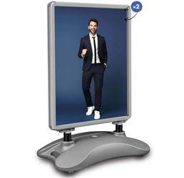 Potykacz Hampton srebrny - B1