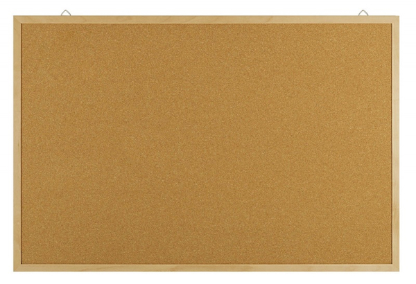 Tablica korkowa OFFICE PRODUCTS, 40x30cm, rama drewniana