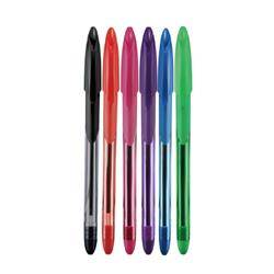 Długopis klasyczny KEYROAD Ball Pen Soft Jet, 0,7 mm, 6 s.zt, blister, mix kolorów