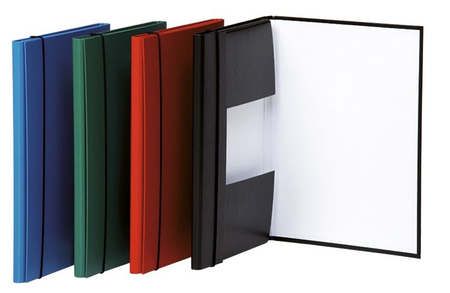 Teczka z gumką DONAU, PP, A4/15, 3-skrz., niebieska