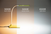 LAMPA BIURKOWA LED MAULpearly, możliwość regulacji światła LIMONKOWA