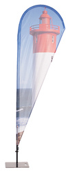 Beach Flag Alu Drop Graphic 84 x 183 cm Single-Sided