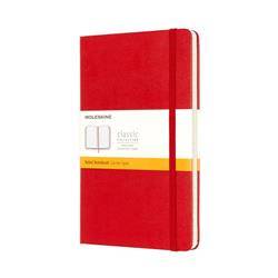 Notes MOLESKINE Classic L (13x21cm) w linie, twarda oprawa, 240 stron, czerwony