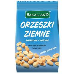 Orzeszki ziemne smażone i solone, Bakalland, 240gr