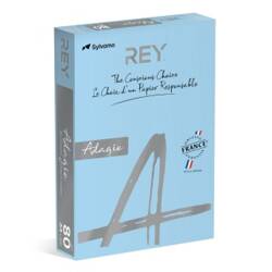 Papier ksero REY ADAGIO, A4, 80gsm, 48 j.niebieski VIVE/BRIGHT *RYADA080X421 R200, 500 ark.