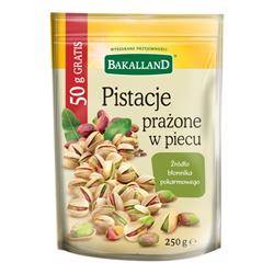 Pistacje prażone, Bakalland, 200+50g