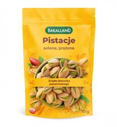 Pistacje prażone, Bakalland, 70g