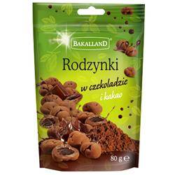 Rodzynki w czekoladzie i kakao, Bakalland, 80gr