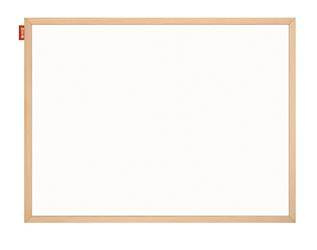 Tablica suchościeralna magnetyczna MEMOBE biała, rama drewniana, 100x60 cm