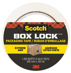 Taśma pakowa SCOTCH®Box Lock, 48mm x 50m, 1szt., transparentna