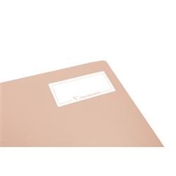 Zeszyt CLAIREFONTAINE Blush, A5, w linię, 48 kart., 14,8x21cm, koralowo-niebieski