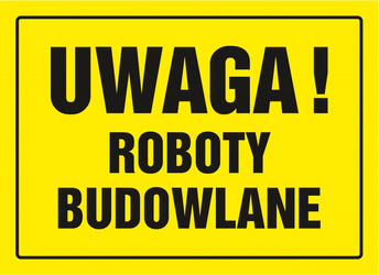 Znak TDC, Uwaga roboty budowlane