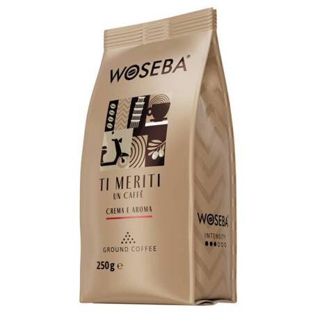 Kawa WOSEBA TI MERITI, CREMA E AROMA, mielona, 500g