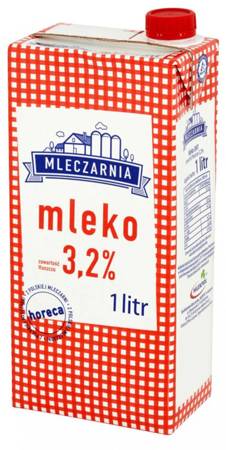 Mleko UHT MLECZARNIA 3,2%, 1 l