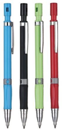 Ołówek automatyczny KEYROAD Soft Touch, 2,0mm, pakowany na displayu, mix kolorów