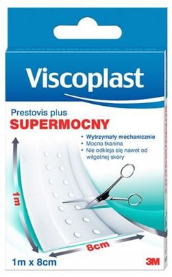 Plaster do cięcia VISCOPLAST Prestovis Plus, supermocny, 8cmx1m