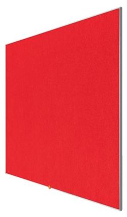 Tablica filcowa NOBO, 189x107cm, panoramiczna 85", czerwona
